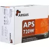 Inter-Tech Argus APS-720W fuente de alimentación, 720 W, ATX12V 2,31, 115–230 V, 47–63 Hz, ATX de 20+4 pines, PFC activo, ventilador de 120 mm, negro