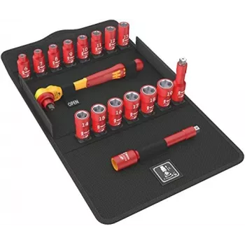 Wera 8100 SB VDE 1 Juego de llaves de vaso 17 piezas