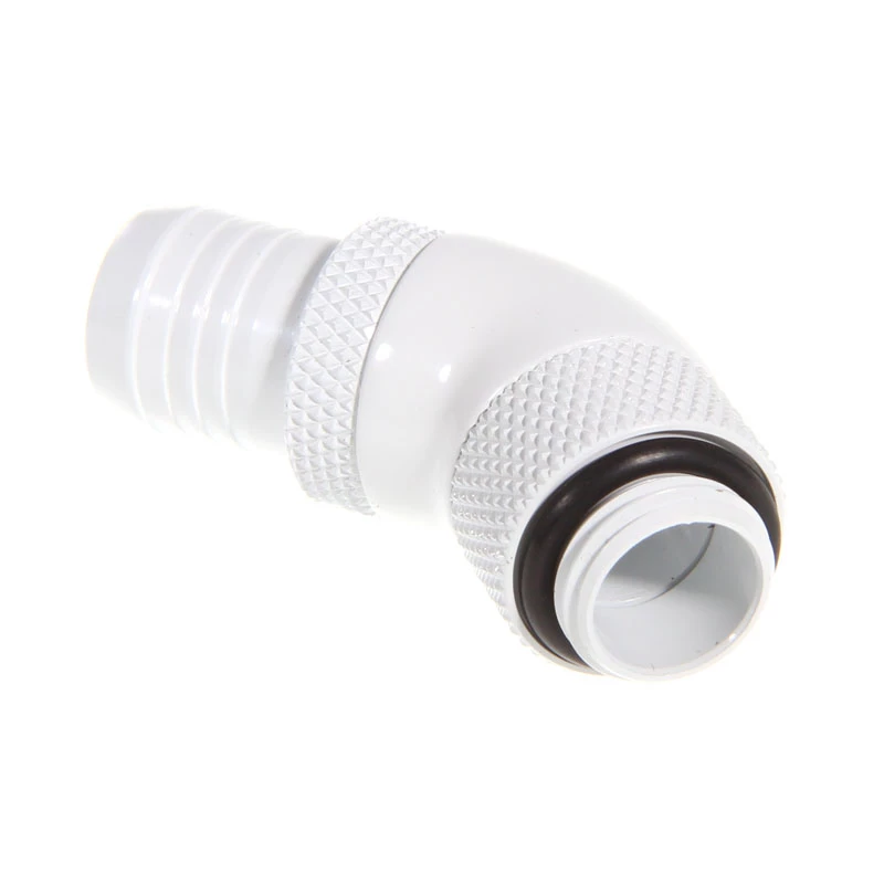 Accesorio para sistema de refrigeración de PC BitsPower BP-DW45R2I – racor de latón blanco