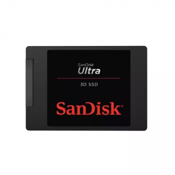 SanDisk Ultra 3D - SSD - 500 GB - interno - 2,5 (6,4 cm) - SATA 6 Gbit/s (SDSSDH3-500G-G26)