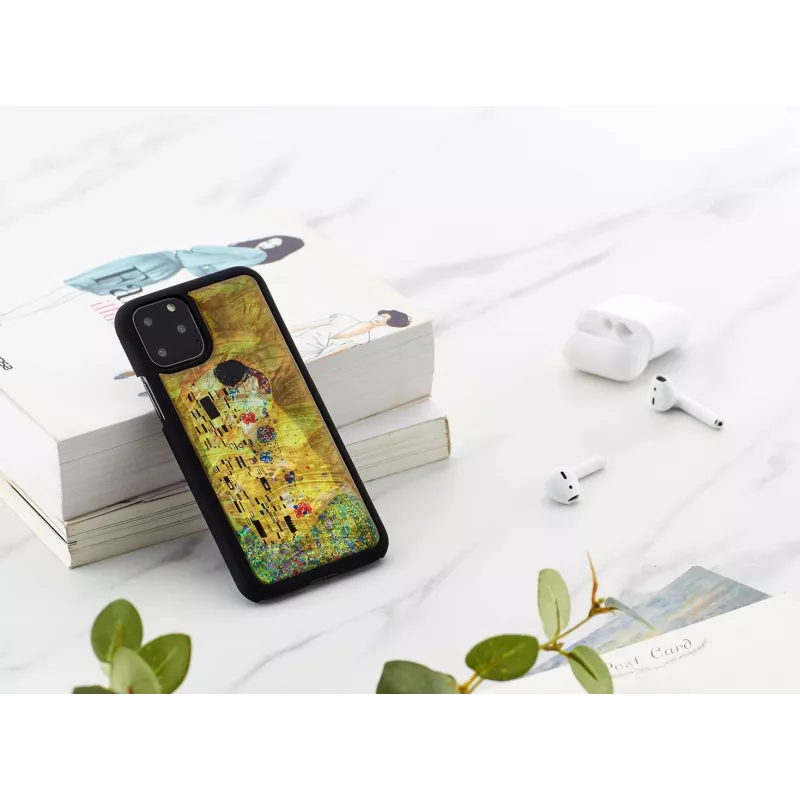 Funda para smartphone iKins para iPhone 11 Pro — negra, funda protectora blanda