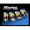 Candado de disco MASTER LOCK 70 mm Excell acero inoxidable, arco cubierto, con llave diferente