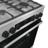 Gorenje GKS6C71XF Cocina independiente con horno Plata