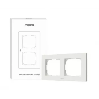 Marco Smart Switch H2 de 2 módulos Aqara FE-X01D-W