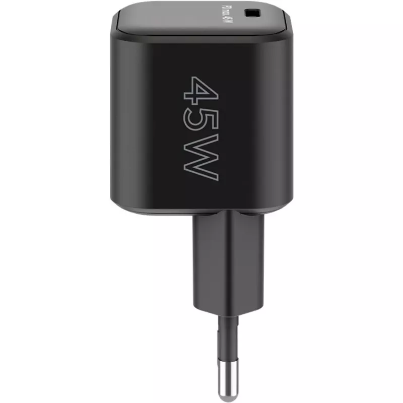 Cargador Goobay 65331 cargador rápido de CA para interiores negro USB Type-C