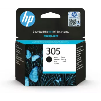 HP 305 cartucho de tinta original negro, negro, 1 ud., 120 páginas