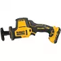 DeWALT DCS312D2-QW Sierra de sable 2800 spm negra, amarilla