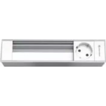 Toma de conexión Kindermann 7449000201 aluminio blanco