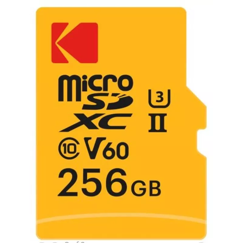 Memoria flash Kodak 256GB UHS-II U3 A1 V60 Ultra Pro EKMSDM256GUHS2V1K