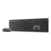 Set inalámbrico de teclado y ratón Lenovo 700 Modern Multi-Device – distribución inglés US, Bluetooth, gris Luna