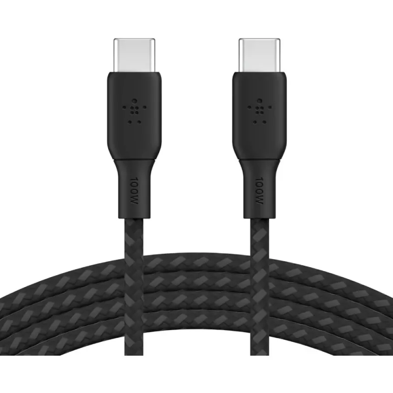Cable USB Belkin CAB014bt3MBK 3 m USB-C negro USB 2.0