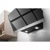 Bauknecht RBHVP 83 LM K campana de pared, 80 cm, extracción/recirculación, LED, negro/acero inoxidable