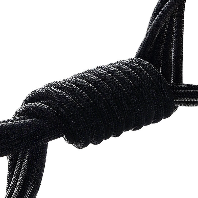 Cable de carga USB-C a USB-C Baseus Tungsten Gold 100W 1 m, negro, nailon