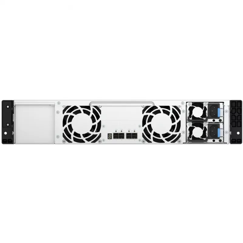 QNAP - matriz de discos - 12 bahías (SATA-600) - SAS 12Gb/s (externo) - rack - montaje integrado - 2U (TL-R1200PES-RP)
