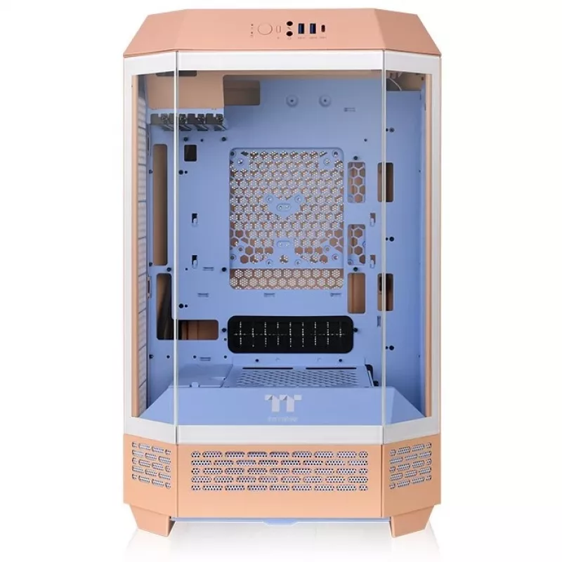 Thermaltake The Tower 300 Melocotón Cristal templado