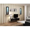 Soporte de TV Cama VIGO 140 30/140/40 blanco/negro brillante