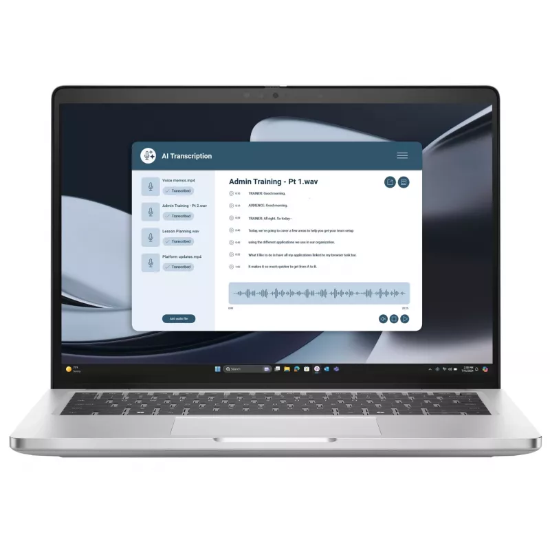DELL Pro 14 Plus PB14255 AMD Ryzen™ 5 220 Portátil 35,6 cm (14 inch) Full HD+ 16 GB LPDDR5x-SDRAM 512 GB SSD Wi-Fi 7 (802.11be) Windows 11 Pro Aluminio