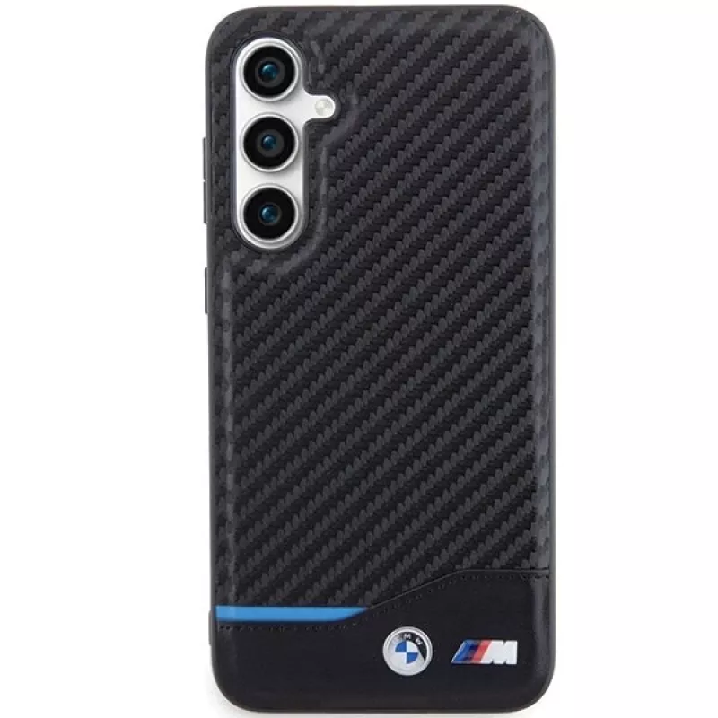 BMW | BMHCS23FE22NBCK | tapa trasera | Samsung | Galaxy S23 FE | cuero carbono | negro