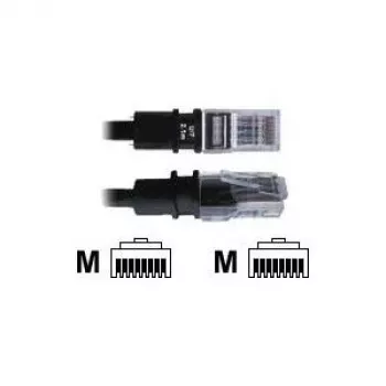 PatchSee BasicPatch - Cable de parcheo - RJ-45 (M) a RJ-45 (M) - 1,5 m - FTP - CAT 5e - Apantallado - Negro