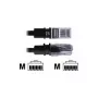PatchSee BasicPatch - Cable de parcheo - RJ-45 (M) a RJ-45 (M) - 1,5 m - FTP - CAT 5e - Apantallado - Negro