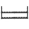 Organizador de cables para escritorio MACLEAN MC-102 – bandeja bajo la mesa de dos niveles, carga máx. 5 kg, longitud máxima 728 mm, negro