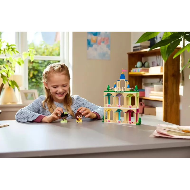 LEGO DISNEY 43291 Mini Bella y Tiana con castillo