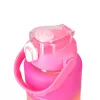 Extralink Botella de agua motivacional 3W1 Set rosa-naranja 2000ML+900ML+300ML