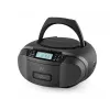 Reproductor de radio JVC RC-E444B negro con reproductor de CD y sintonizador FM