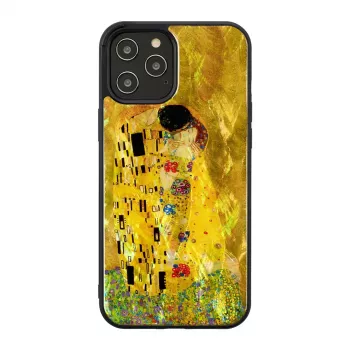 Funda protectora iKins para Apple iPhone 12 / 12 Pro — negro