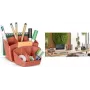 Organizador de escritorio CEP TERRA NOVA Terracota – 6 compartimentos, 14,3×15,8×9,3 cm