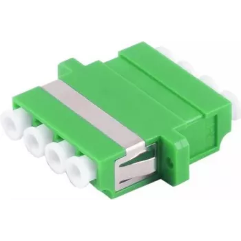 Conector de fibra óptica ShiverPeaks S/CONN LC-LC cuádruple verde — conector de fibra óptica LC a LC cuádruple
