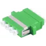 Conector de fibra óptica ShiverPeaks S/CONN LC-LC cuádruple verde — conector de fibra óptica LC a LC cuádruple