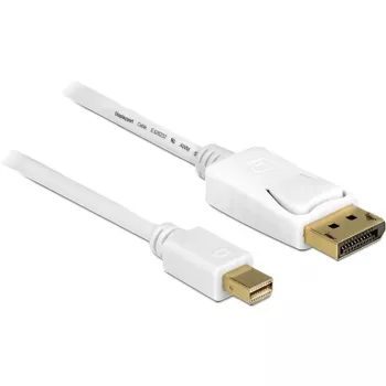 DeLOCK – Cable DisplayPort – Mini DisplayPort (M) – DisplayPort (M) – 3,0 m – blanco (83483)