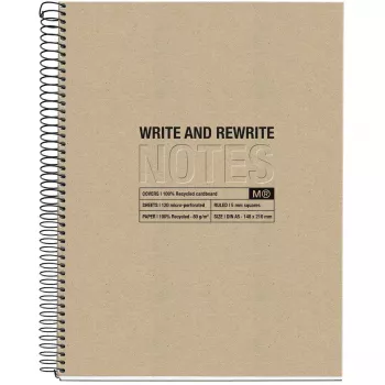 Cuaderno Miquelrius A603079 ECO Design A5 120 hojas beige
