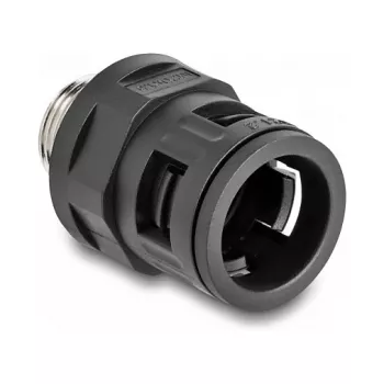 Racor para tubo DeLOCK 60454 M20 rosca exterior de latón negro