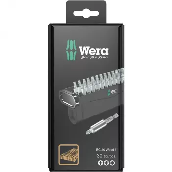 Wera 2 SB Juego de puntas para destornillador 30 uds. Phillips Pozidriv