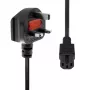 Cable de alimentación ProXtend PC-GC15-001 1 m, negro, cable de alimentación para dispositivos y PCs
