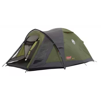 Tienda de campaña tipo cúpula Coleman Darwin 3+ 3 personas Gris Khaki Varillas rígidas