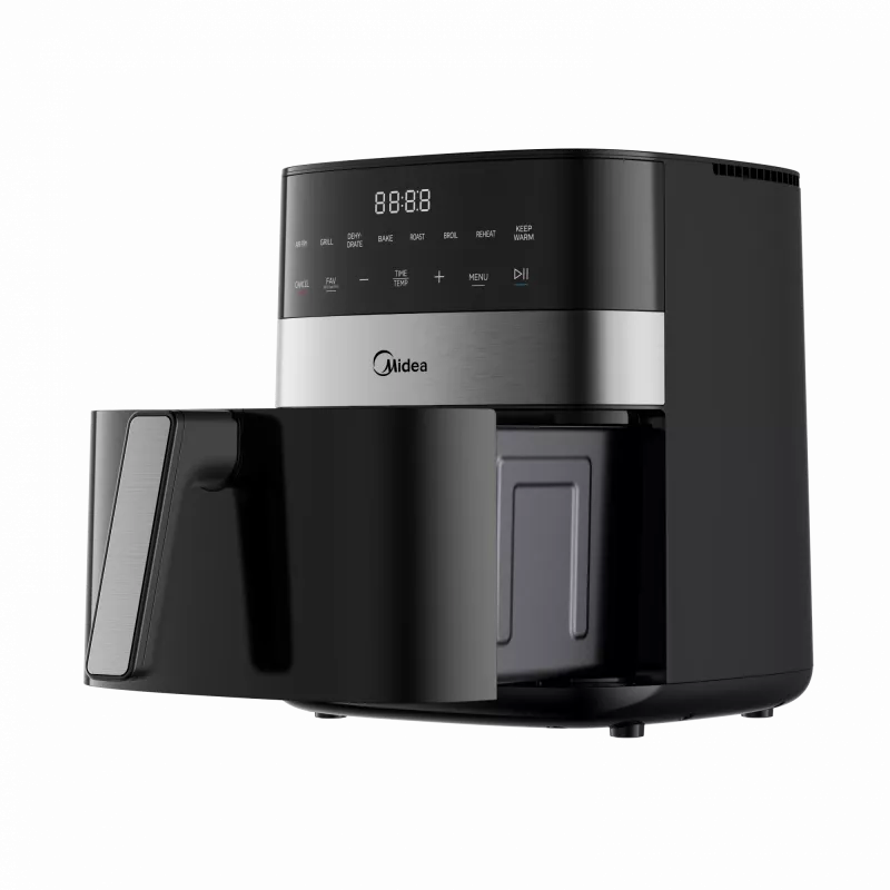 Freidora de aire Midea | MF-CN65E | potencia 1700 W | capacidad 6,5 L | negro