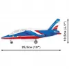 Juguete de construcción Cobi Alpha Jet Patrouille de France modelo a escala 1:48 COBI-5841