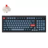 Teclado Keychron V5 Max universal RF Wireless Bluetooth negro gris 96% mecánico