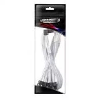 Cable de conexión CableMod C-Series Pro variante A 90° 16 pines a 4×8 pines PCIe, blanco