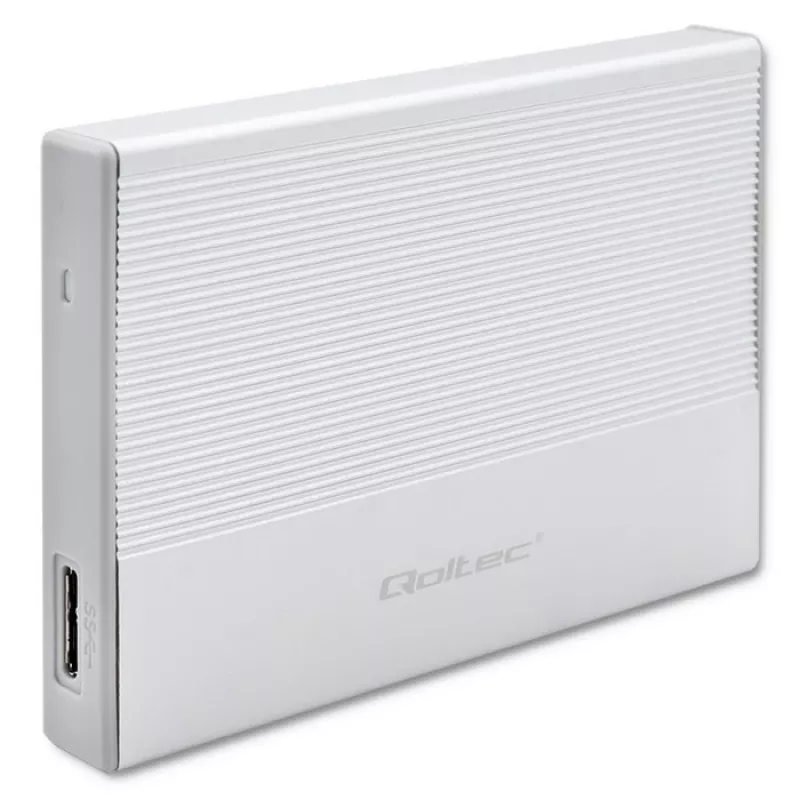 Carcasa para SSD/HDD SATA de 2,5 pulgadas QOLTEC 52278 USB 3.0, compatible hasta 2 TB