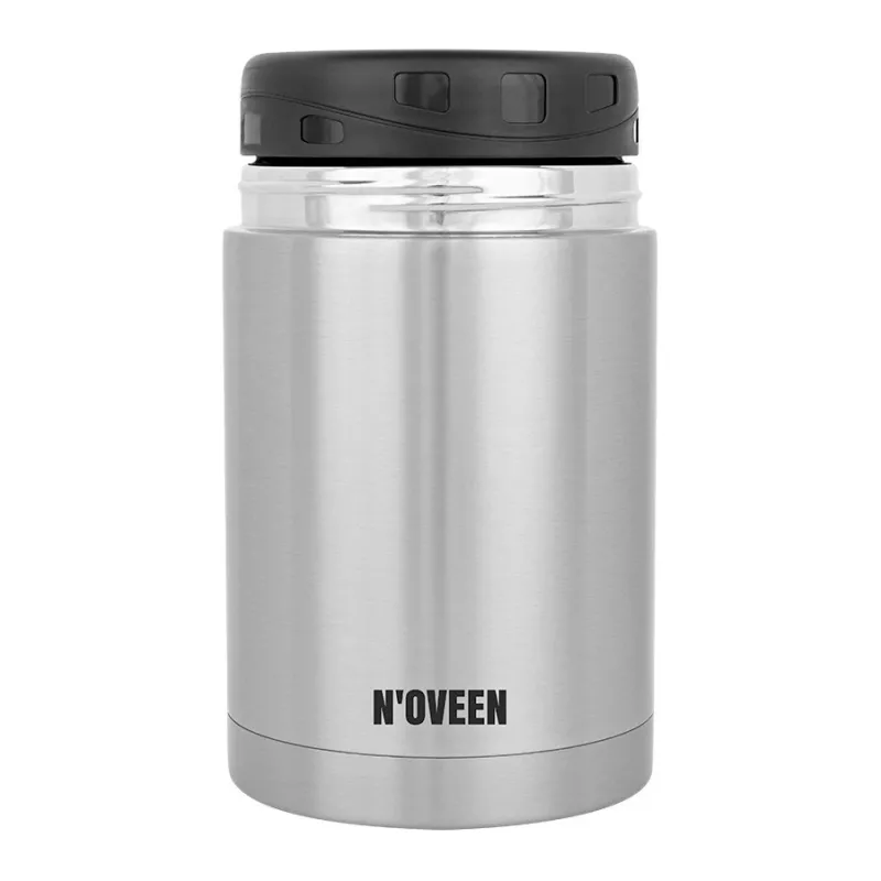 N'OVEEN TB951 termo para comida, 800 ml, plateado