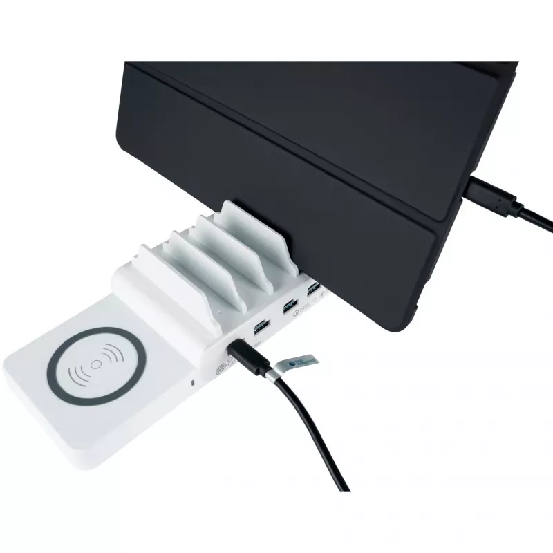 Cargador para dispositivos móviles Alcasa PCA-D006WQR carga rápida blanco