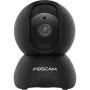 Foscam X5-B cámara de seguridad IP, para interior, 5 MP 2592x1944, Wi-Fi y LAN, motorizada (giro/inclinación), visión nocturna de 8 m, detección de personas, zoom digital 6x, negra