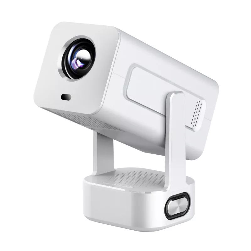 EXTRALINK SMART Proyector CINEMA&KARAOKE IMS360 1920X1080P ANDROID 13 proyector para películas, juegos y música CON 2 MICRÓFONOS Blanco 300 lúmenes LCD