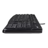 Teclado de sobremesa MK120, con cable, USB, QWERTZ, negro, ratón incluido