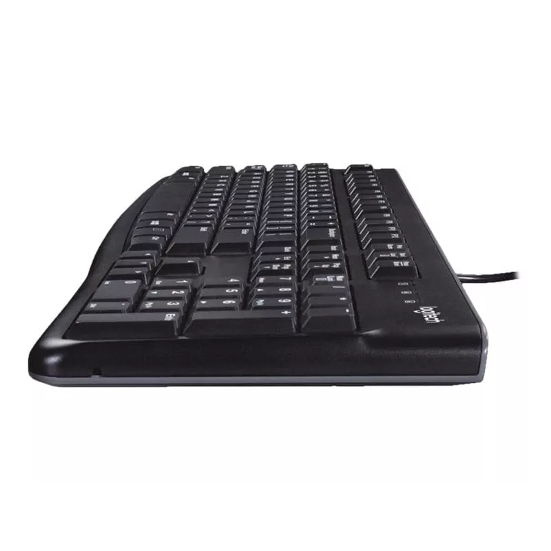 Teclado de sobremesa MK120, con cable, USB, QWERTZ, negro, ratón incluido