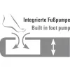 Colchón de aire inflable High Peak Double Comfort Plus modelo 40025 — colchón de aire doble para dos